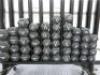 Set of 48 York Dumbbells on Mobile Metal Rack with Anti Lock Bar, Range 1.5Kg to 5Kg. - 5