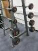 Set of 8 Jordan REG Design Bar Weights with Metal Rack Stand to Include: 45Kg/40Kg/35Kg/30Kg/25Kg/15Kg & 2 x 10kg. - 3