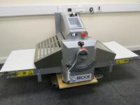 Brook Q50B/700 Counter Top Dough Sheeting Machine, YOM: 2021, S/N 21844. Comes with 2 Rollers. NOTE: plug requires rewiring.