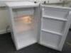 Curry's Essentials Undercounter Fridge, Model CUR50W12. NOTE: missing salad box & door shelves - 2