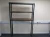 Heavy Duty Box Metal Oak Shelf Unit, Size H180cm x W110cm x D37cm. - 2