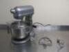 Kitchen Aid Heavy Duty Mixer in Silver with Bowl, Guard & Attachments (As Viewed/Pictured).
