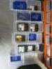 Assortment of Haberdashery & Sewing Machine Accessories to Include: 2 x Component Racks, Large Qty of Groz-Beckert & Schmetz Needles, Stationery Holder with An Assortment of Scissors, Poin Cushion, Russell Hobbs Auto Steam Iron, G Clamps, Sewing Machine P - 12