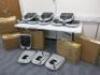 12 x Assorted Precor Cross Trainer/Elliptical Consoles to Include: 6 x EFX835, 3 x P30 & 3 x EFX 835 for Spares or Repair. Comes with 6 Boxes.