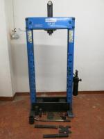 Weber Hydraulic 20 Ton Toggle Bearing Press, Model CP20, S/N 0157. Comes with Accessories & Attachments (As Viewed/Pictured).