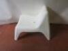 3 x Ikea VSVAGO Outdoor Chair in White. - 3