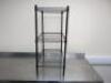 3 Tier Plastic Coated Wire Shelf, Size H79cm x W60cm x D35cm. - 3