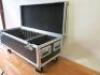 Mobile Metal Flight Case with Polystyrene Dividers, Size H48cm x W103cm x D45cm. - 4