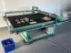YRGlass (Chinese) 2 Axis Square Glass Cutting Table Model YR1613, Complete with 18 x Glass Scoring Heads, S/N 0510121.