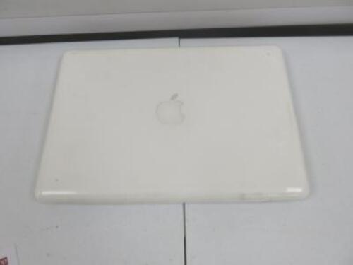 Apple 13" MacBook, Model A1342, Mid 2010, Running OS X Yosemite, 2.4Ghz Intel Core 2 Duo, 2GB RAM, 250GB SATA Disk, NVIDIA GeForce 320 M 256MB Graphics. NOTE: requires power supply