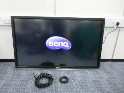 Benq Education 65" Touchscreen Interactive Flat Panel Monitor, Model RP653. Comes with Wall Bracket, Quick Start Guide & Software Disc.