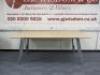 Wooden Meeting Table with Chrome Legs, Size H74 x W180 x D90cm. - 4