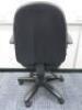 Multi Adjustable Office Swivel Chair, Upholstered in Grey Hopsack on Black Base. - 3