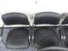 6 x Narbutas Cantilever Board Room/Office Chair Upholstered in Black Leather on Chrome Frame. - 3