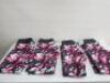 12 x Galaxy Rocks Gamer Fitness Leggings in Assorted Sizes (3 x XL, 3 x L, 3 x M, 3 x SM).