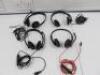 4 x Telephone Head Sets to Include: 3 x Sennheiser EP0S & 1 x Plantronics C3220.