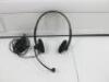 4 x Telephone Head Sets to Include: 3 x Sennheiser EP0S & 1 x Plantronics C3220. - 2