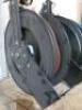 Wall Mounted Air Line Pull Out Hose Reel.