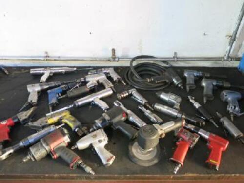 Approx 30 x Assorted Air Tools to Include Saws, Drills, Drivers, Wrenches Etc (As Viewed/Pictured).