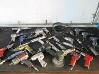 Approx 30 x Assorted Air Tools to Include Saws, Drills, Drivers, Wrenches Etc (As Viewed/Pictured).