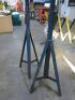 Pair of Adjustable Height Ramp Axle Stands. - 2