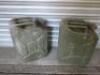 2 x 20L Jerry Cans. Vintage (1960-1980's). - 2