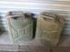 2 x 20L Jerry Cans. Vintage (1960-1980's). - 2