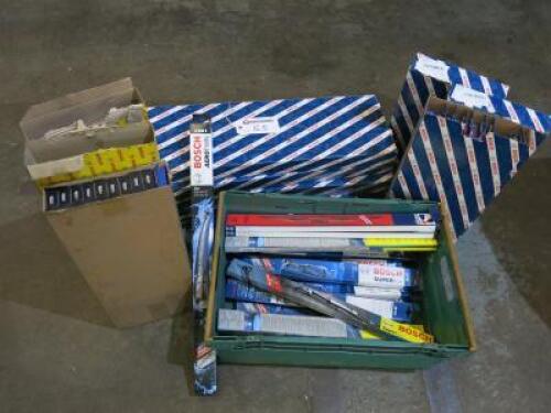 Approx 100 x Assorted Sized Wiper Blades (Predominantly Bosch).
