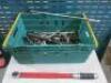 Crate Containing Mixed Assorted Tools Including Sockets & Wrenches.