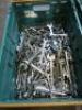 Crate Containing Large Qty of Assorted Spanners.