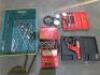 Misc Snap-On Tools to Include Gauges, Dies & Boxed Timing Light.