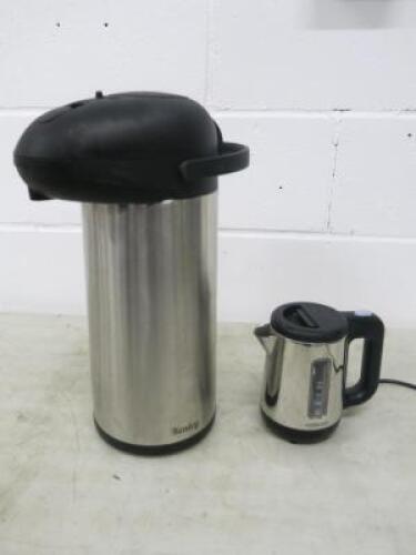 Kenwood Mini Kettle & Kenley Pump Hot Flask Dispenser.