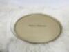 Moet & Chandon Champagne Gold Finish Oval Drinks Tray. Size 44cm.