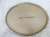 Moet & Chandon Champagne Gold Finish Oval Drinks Tray. Size 44cm. - 4