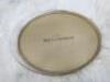 Moet & Chandon Champagne Gold Finish Oval Drinks Tray. Size 44cm. - 2