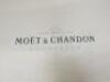 Moet & Chandon Champagne Gold Finish Oval Drinks Tray. Size 44cm. - 3