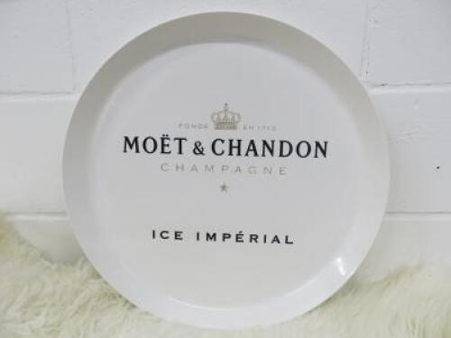 Moet & Chandon Champagne Ice Imperial Serving Tray. Size Diameter 51cm.