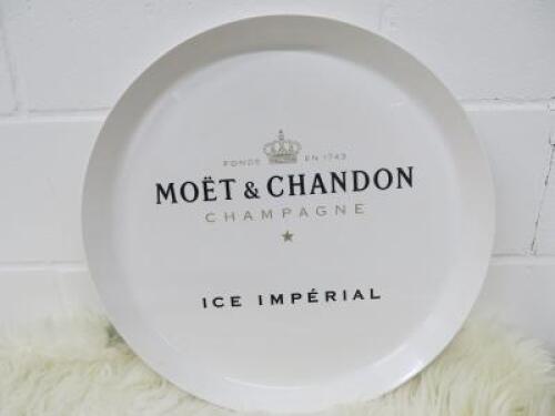 Moet & Chandon Champagne Ice Imperial Serving Tray. Size Diameter 51cm.