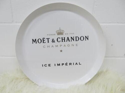 Moet & Chandon Champagne Ice Imperial Serving Tray. Size Diameter 51cm.