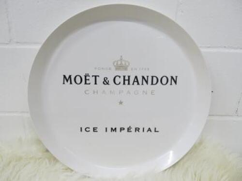 Moet & Chandon Champagne Ice Imperial Serving Tray. Size Diameter 51cm.