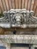 Cast Stone Rectangular Lion Wall Fountain with Feet, Size (L) 94cm x (W)38cm. - 3