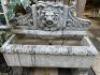 Cast Stone Rectangular Lion Wall Fountain with Feet, Size (L) 94cm x (W)38cm. - 3