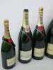 6 x Display Bottles of Moet & Chandon Brut & 1 Nytimber Display Champagne Bottles to Include: Small, Medium, Large & Extra Large - 2