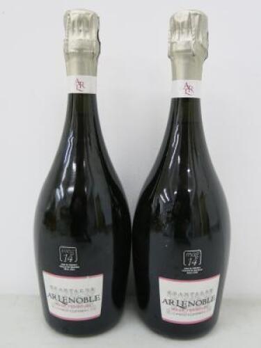 2 x Bottles of Lenoble Terroirs Brut Rose Champagne, 75cl.