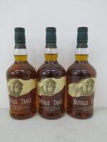 3 x Bottles of Buffalo Trace Kentucky Straight Bourbon Whiskey, 70cl.