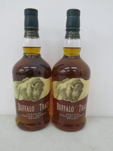 2 x Bottles of Buffalo Trace Kentucky Straight Bourbon Whiskey, 70cl.