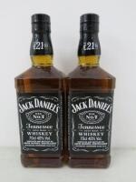 2 x Bottles of Jack Daniels Tennessee Sour Mash Whiskey, 70cl.