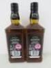 2 x Bottles of Jack Daniels Tennessee Sour Mash Whiskey, 70cl. - 2