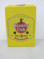 Box of 6 Bottles of Havana Club 3 Year Old Rum, 70cl.