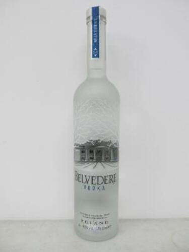 Bottle of Belvedere Vodka, 175cl.